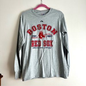 Boston Red Sox‎ Majestic MLB Long Sleeve Top